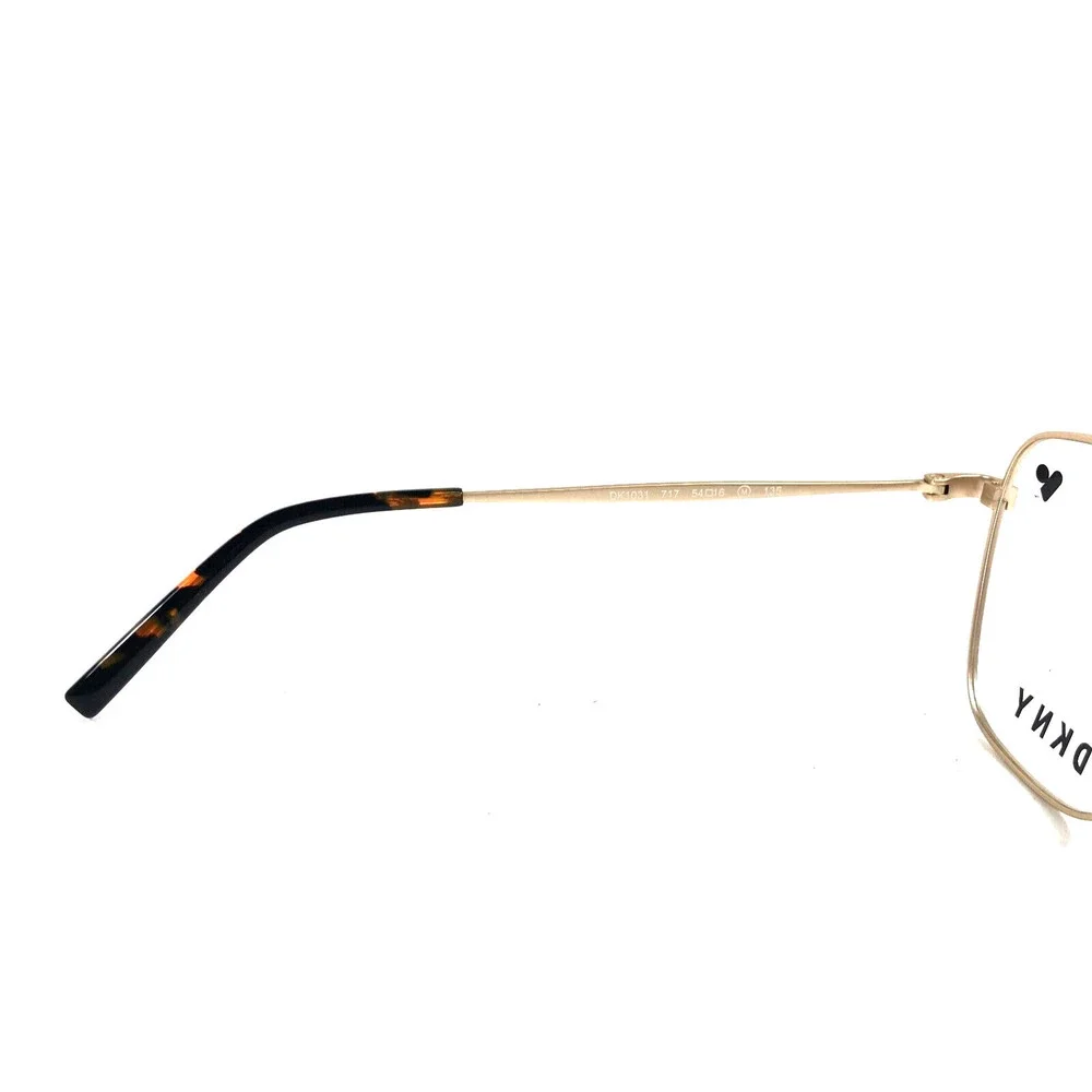 DKNY Eyeglasses Frames DK1031 717 Gold Square Full Wire Rim 54-16-135